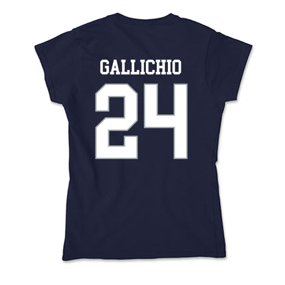 UConn - NCAA Men's Lacrosse : Eric Gallichio - Soft Style Women’s T-Shirt-1