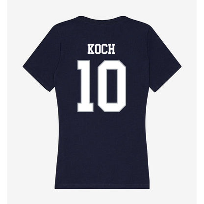 UConn - NCAA Football : Griffin Koch - Women's V-Neck T-Shirt-1