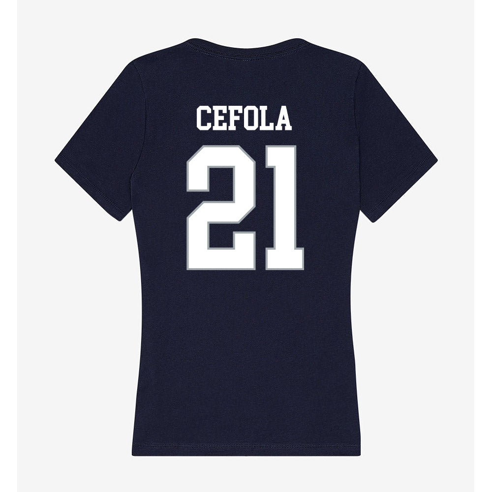 UConn - NCAA Softball : Bella Cefola - Women's V-Neck T-Shirt-1