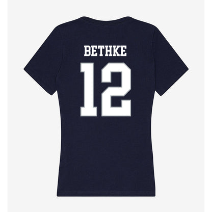 UConn - NCAA Women's Lacrosse : Hadley Bethke - Women's V-Neck T-Shirt-1