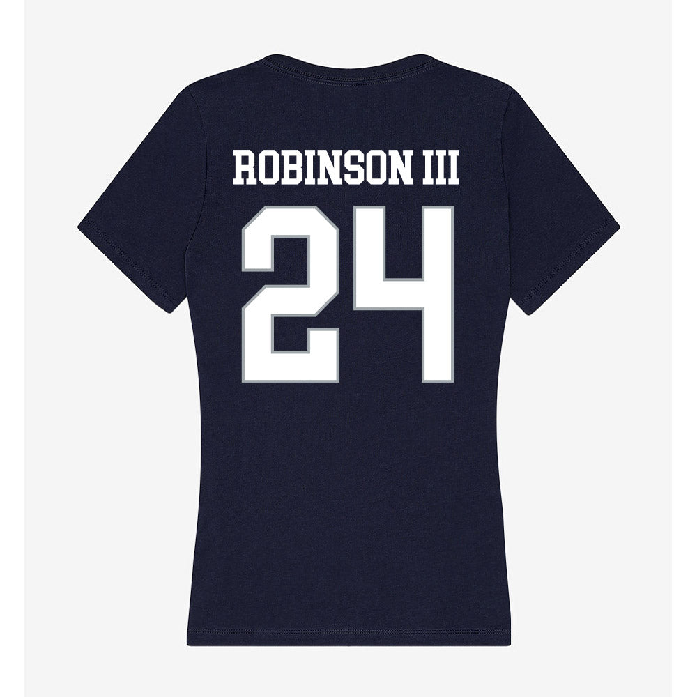 UConn - NCAA Football : Michael Robinson III - Women's V-Neck T-Shirt-1