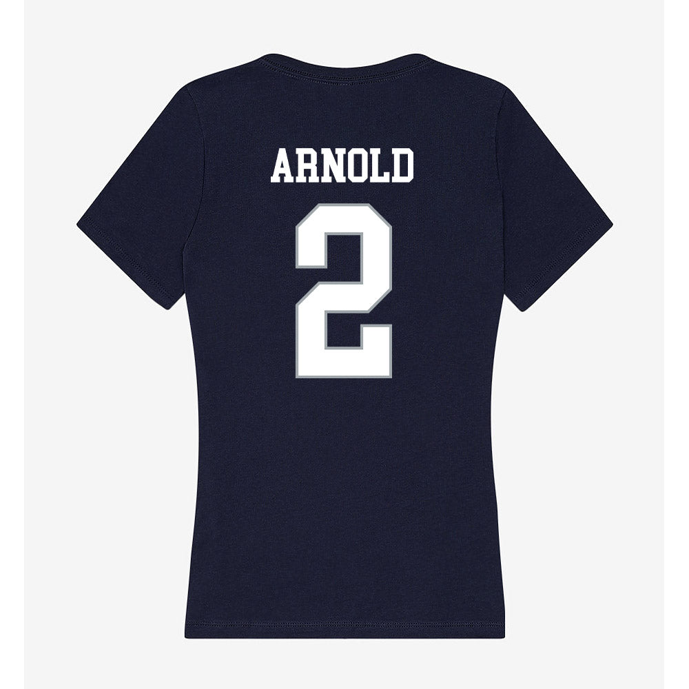 UConn - NCAA Women's Basketball : KK Arnold - Women's V-Neck T-Shirt-1