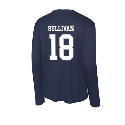 UConn - NCAA Baseball : Jack Sullivan - Activewear Long Sleeve T-Shirt-1