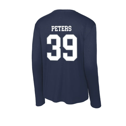 UConn - NCAA Baseball : Kyle Peters - Activewear Long Sleeve T-Shirt-1