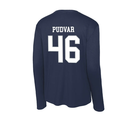 UConn - NCAA Baseball : Oliver Pudvar - Activewear Long Sleeve T-Shirt-1