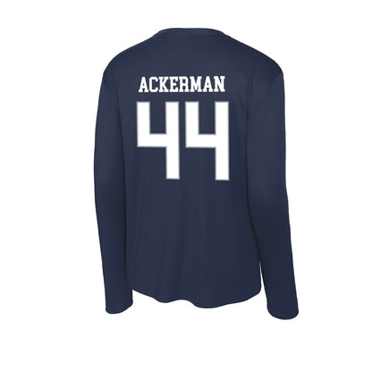 UConn - NCAA Football : Cooper Ackerman - Activewear Long Sleeve T-Shirt-1