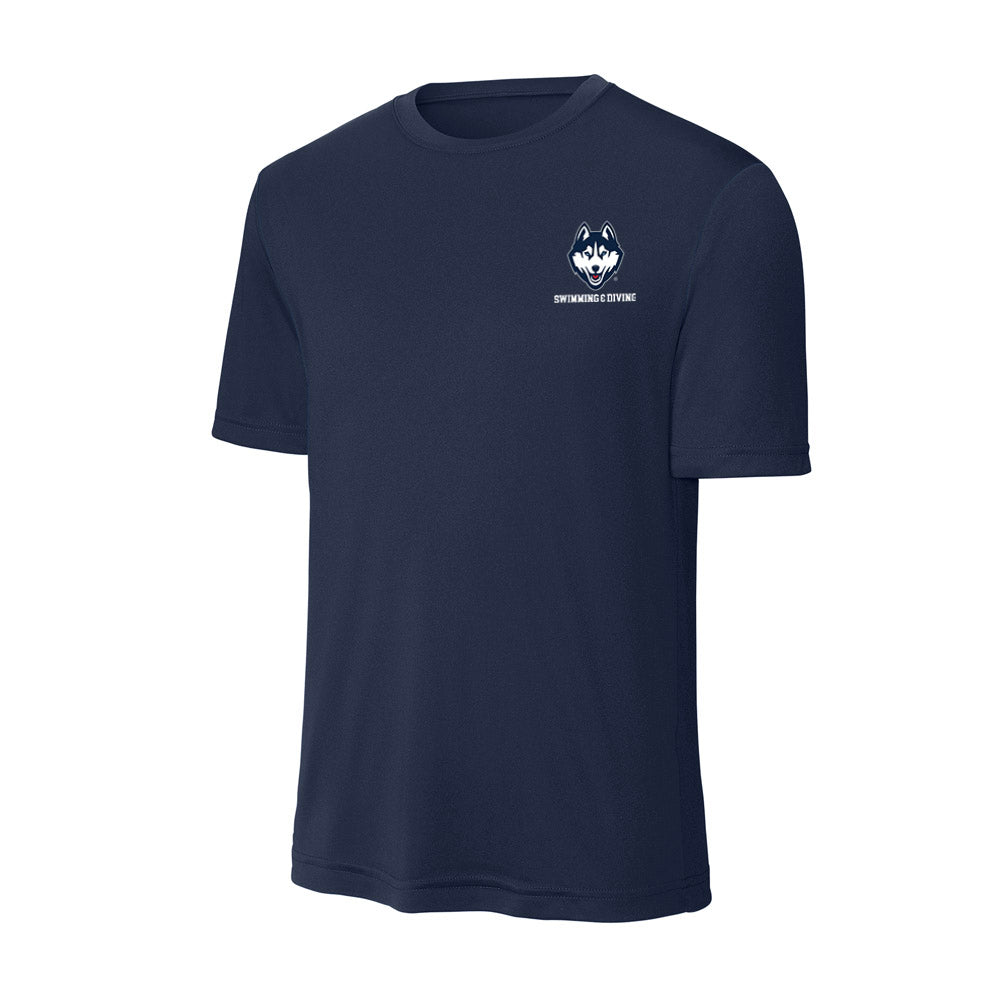 UConn - NCAA Women's Swimming & Diving : Lydia Gonzales - Activewear T-Shirt-0