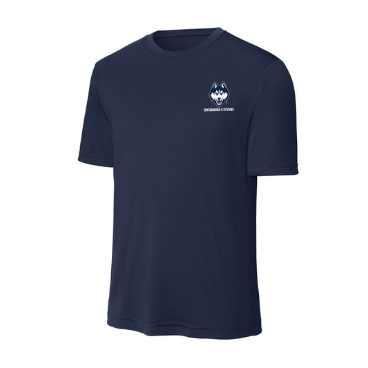 UConn - NCAA Women's Swimming & Diving : Lydia Gonzales - Activewear T-Shirt-0