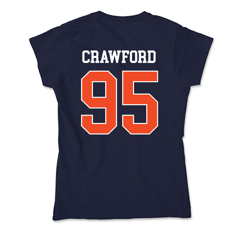 Auburn - NCAA Football : Jourdin Crawford - Classic Shersey Soft Style Women’s T-Shirt-1