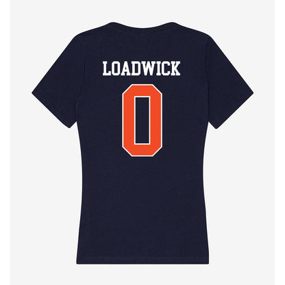 Auburn - NCAA Women's Soccer : Malia Loadwick - Classic Shersey Women's V-Neck T-Shirt-1