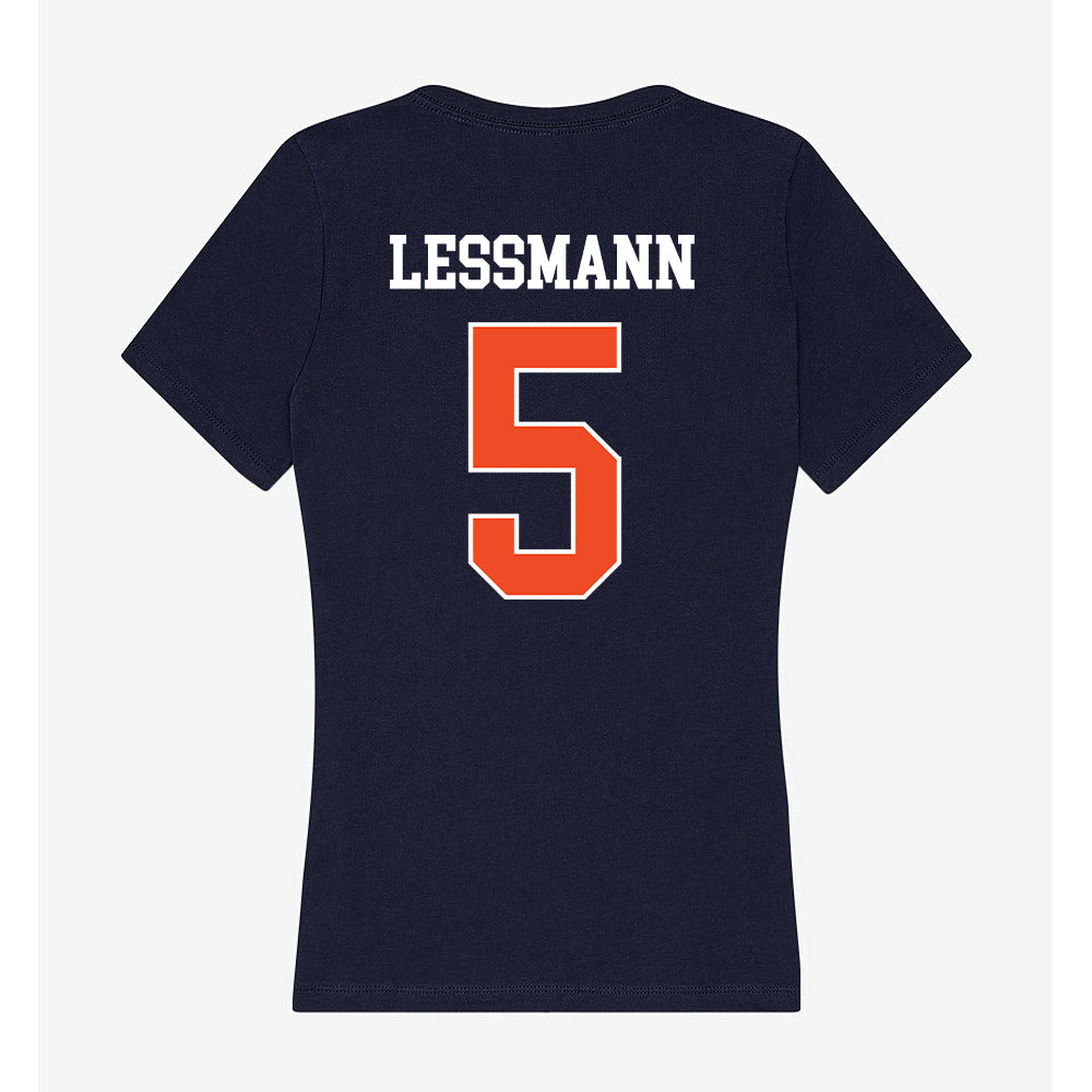 Auburn - NCAA Softball : georgia lessmann - Classic Shersey Women's V-Neck T-Shirt-1