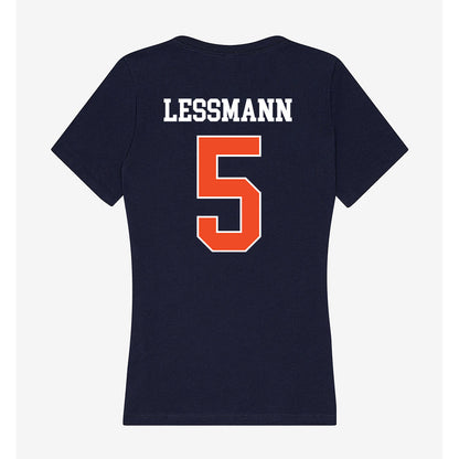 Auburn - NCAA Softball : georgia lessmann - Classic Shersey Women's V-Neck T-Shirt-1
