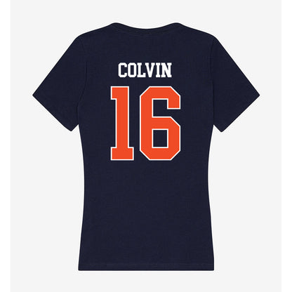Auburn - NCAA Football : John Colvin - Classic Shersey Women's V-Neck T-Shirt-1