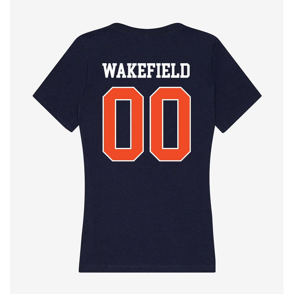 Auburn - NCAA Football : Travis Wakefield - Classic Shersey Women's V-Neck T-Shirt-1