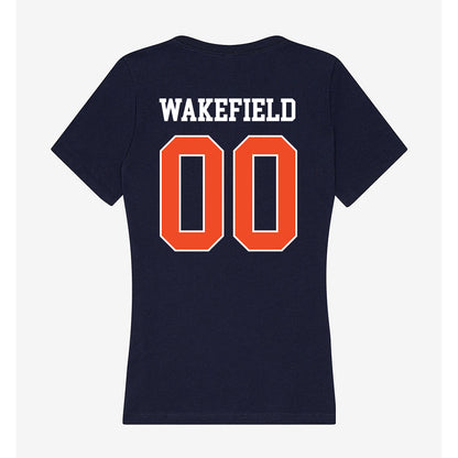 Auburn - NCAA Football : Travis Wakefield - Classic Shersey Women's V-Neck T-Shirt-1