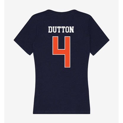 Auburn - NCAA Baseball : Andrew Dutton - Classic Shersey Women's V-Neck T-Shirt-1