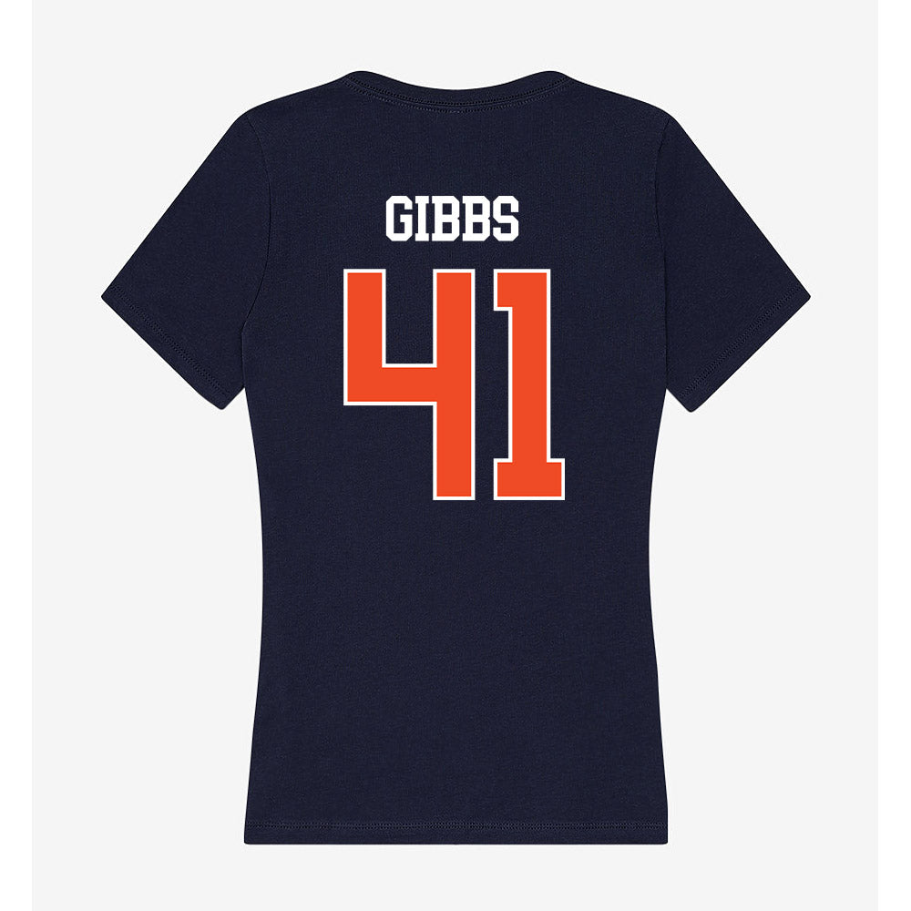 Auburn - NCAA Football : Connor Gibbs - Classic Shersey Women's V-Neck T-Shirt-1