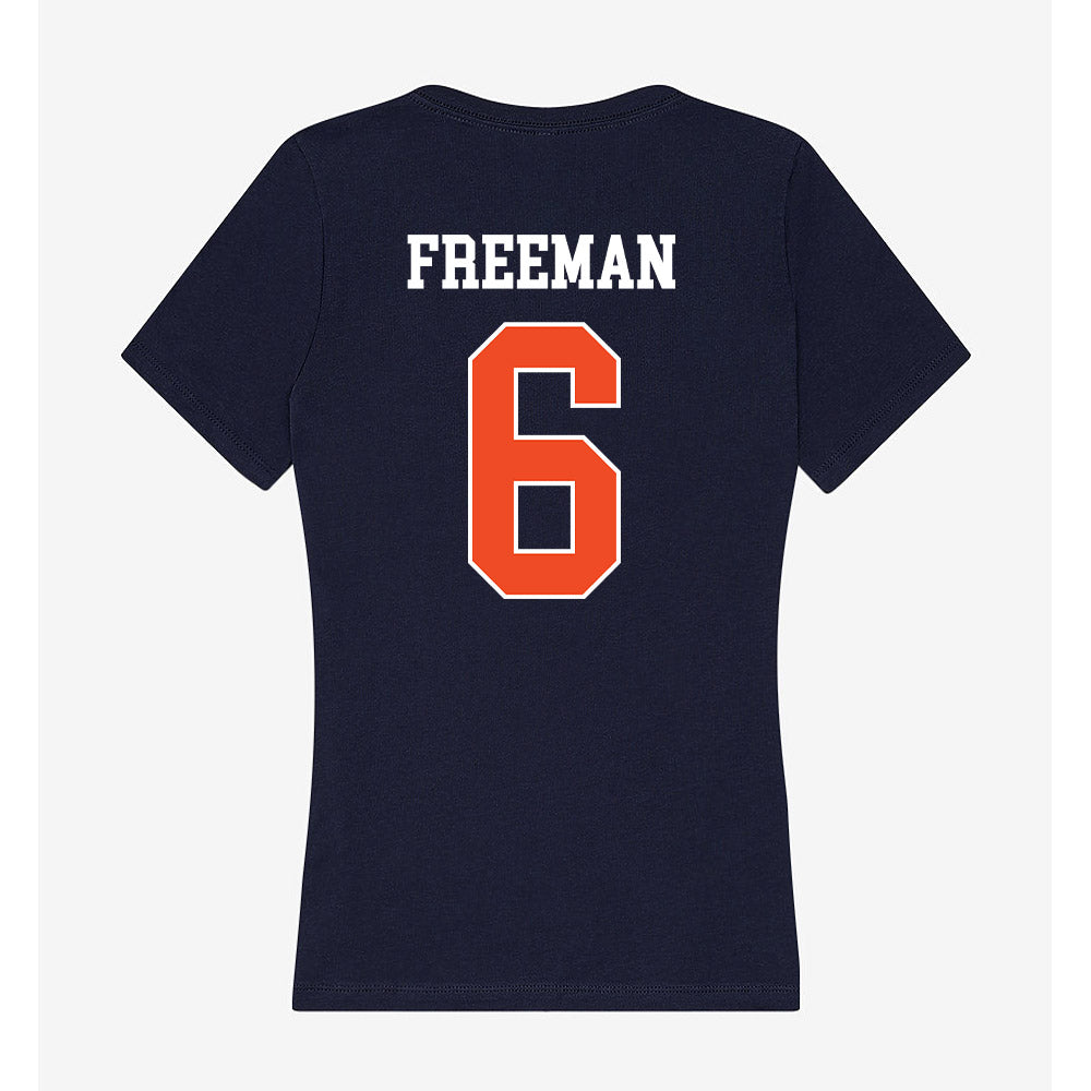 Auburn - NCAA Men's Basketball : Elyjah Freeman - Classic Shersey Women's V-Neck T-Shirt-1