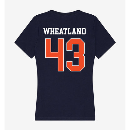 Auburn - NCAA Football : Caleb Wheatland - Classic Shersey Women's V-Neck T-Shirt-1