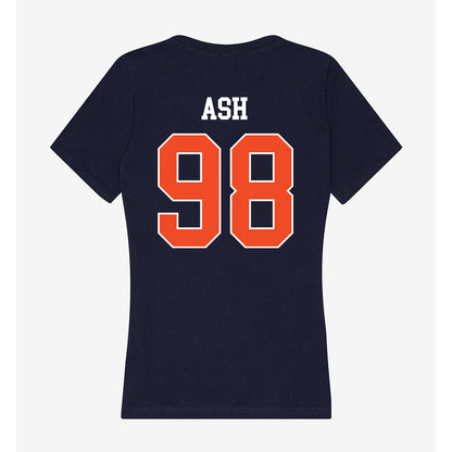Auburn - NCAA Football : James Ash - Classic Shersey Women's V-Neck T-Shirt-1