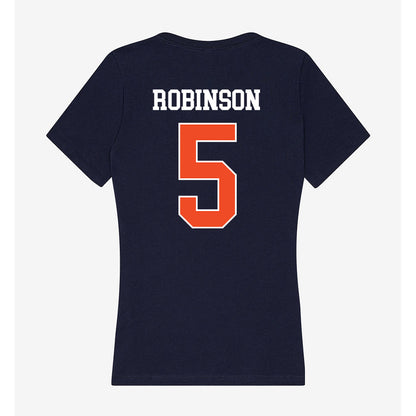 Auburn - NCAA Football : Jahquez Robinson - Classic Shersey Women's V-Neck T-Shirt-1