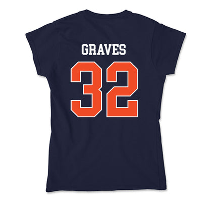 Auburn - NCAA Baseball : Griffin Graves - Classic Shersey Soft Style Women’s T-Shirt-1