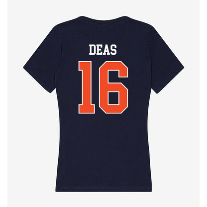 Auburn - NCAA Football : Bryce Deas - Classic Shersey Women's V-Neck T-Shirt-1
