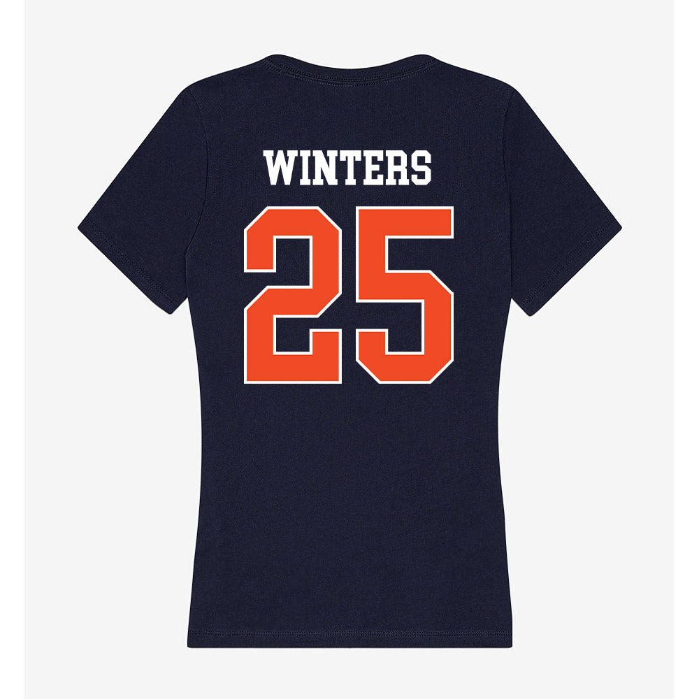 Auburn - NCAA Football : Eric Winters - Classic Shersey Women's V-Neck T-Shirt-1
