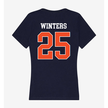 Auburn - NCAA Football : Eric Winters - Classic Shersey Women's V-Neck T-Shirt-1