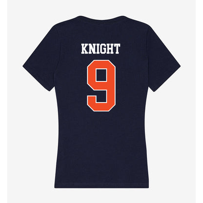 Auburn - NCAA Football : Deuce Knight - Classic Shersey Women's V-Neck T-Shirt-1