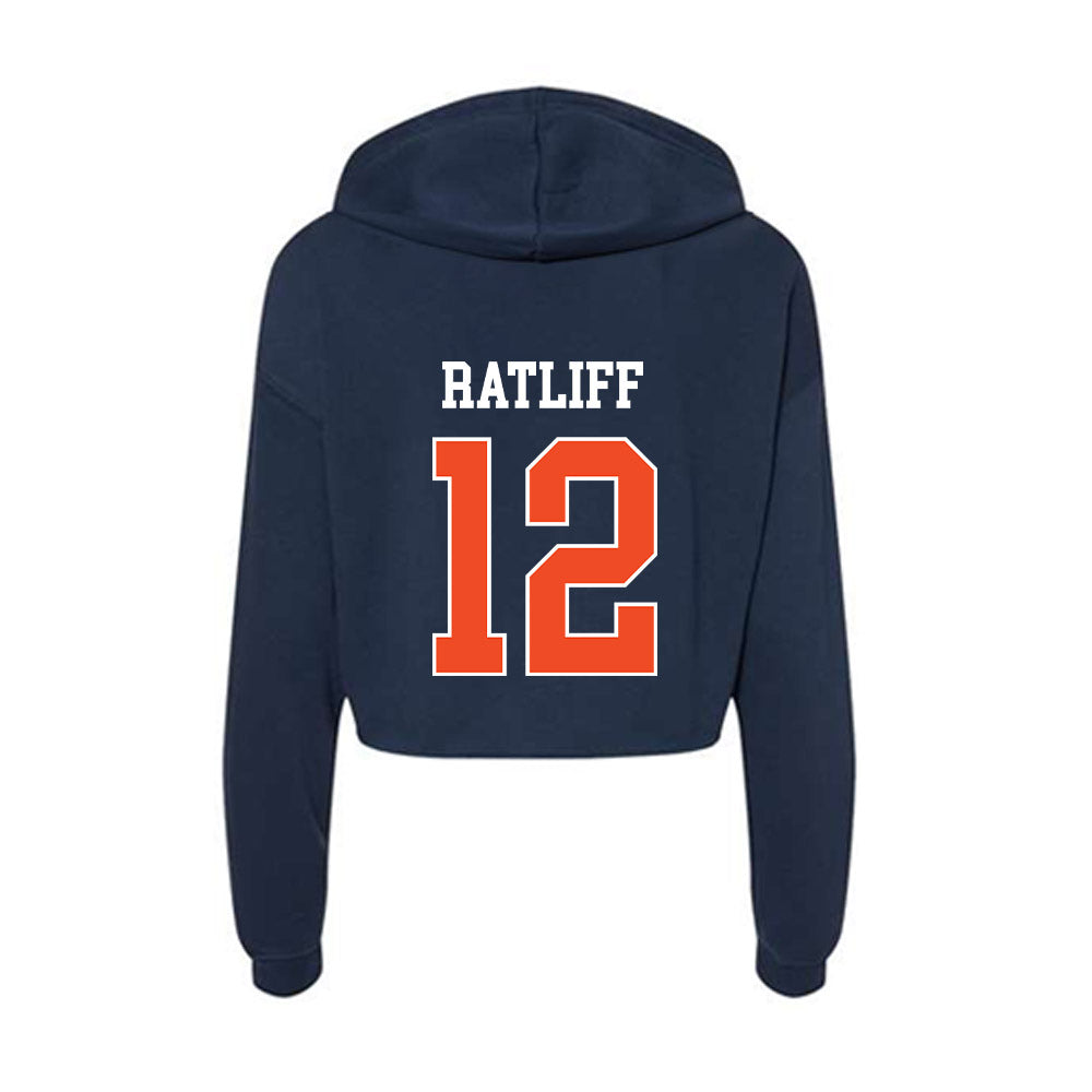 Auburn - NCAA Softball : Ava Ratliff - Classic Shersey Women's Crop Fleece Hoodie-1