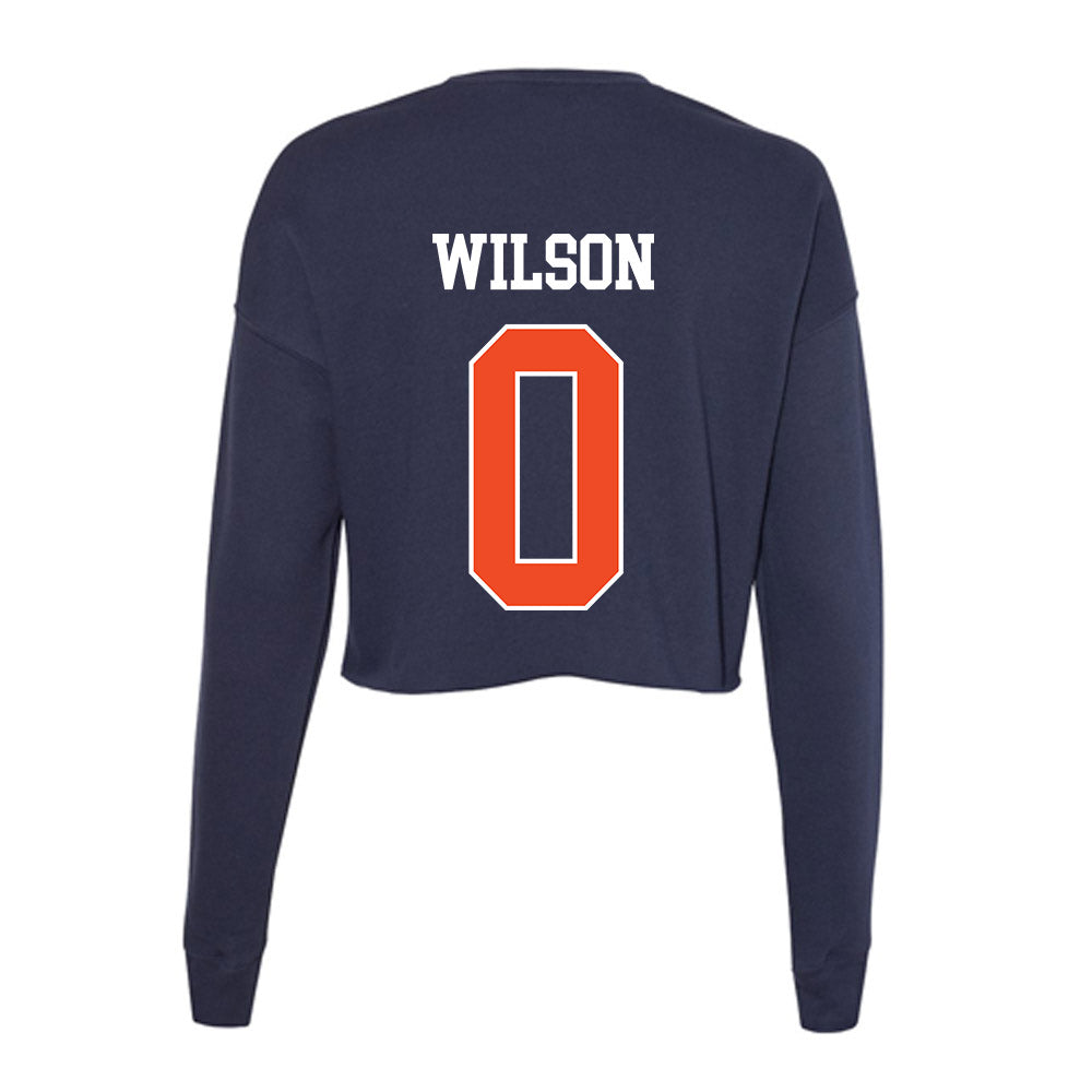 Auburn - NCAA Baseball : Brady Wilson - Classic Shersey Women's Cropped Crew Fleece-1