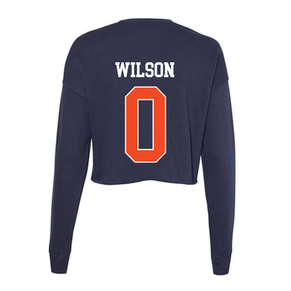 Auburn - NCAA Baseball : Brady Wilson - Classic Shersey Women's Cropped Crew Fleece-1