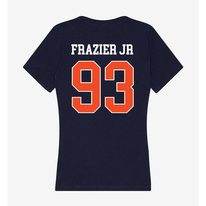 Auburn - NCAA Football : Joe Frazier - Classic Shersey Women's V-Neck T-Shirt-1