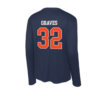 Auburn - NCAA Baseball : Griffin Graves - Classic Shersey Activewear Long Sleeve T-Shirt-1