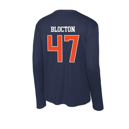 Auburn - NCAA Football : Malik Blocton - Classic Shersey Activewear Long Sleeve T-Shirt-1