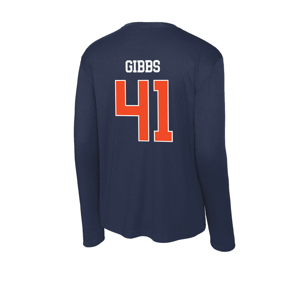 Auburn - NCAA Football : Connor Gibbs - Classic Shersey Activewear Long Sleeve T-Shirt-1