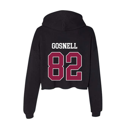 Virginia Tech - NCAA Football : Benji Gosnell - Women's Crop Fleece Hoodie-1