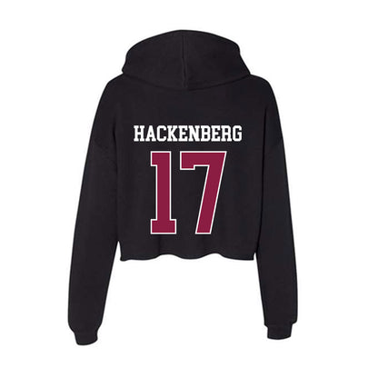 Virginia Tech - NCAA Men's Soccer : Ethan Hackenberg - Women's Crop Fleece Hoodie-1