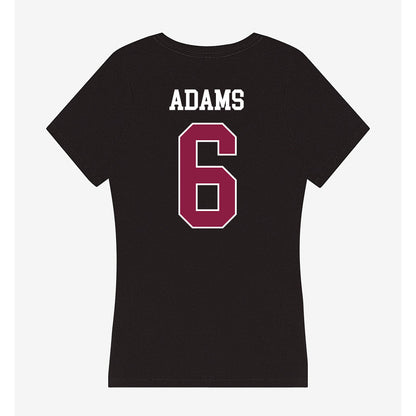 Virginia Tech - NCAA Football : Keylen Adams - Women's V-Neck T-Shirt-1