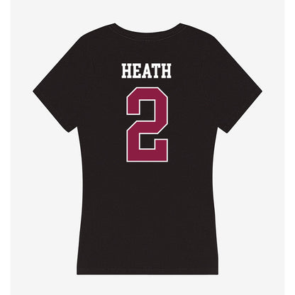 Virginia Tech - NCAA Football : Takye Heath - Women's V-Neck T-Shirt-1