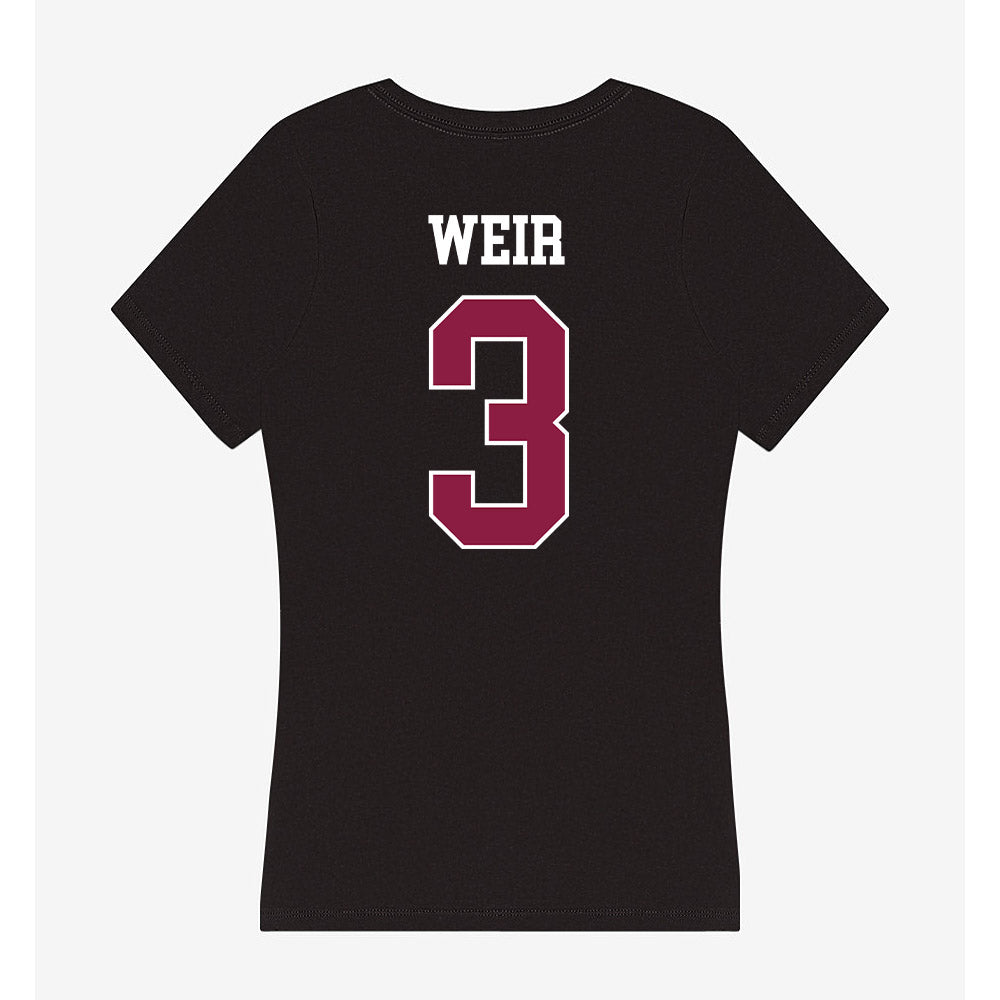 Virginia Tech - NCAA Women's Soccer : Anna Weir - Women's V-Neck T-Shirt-1