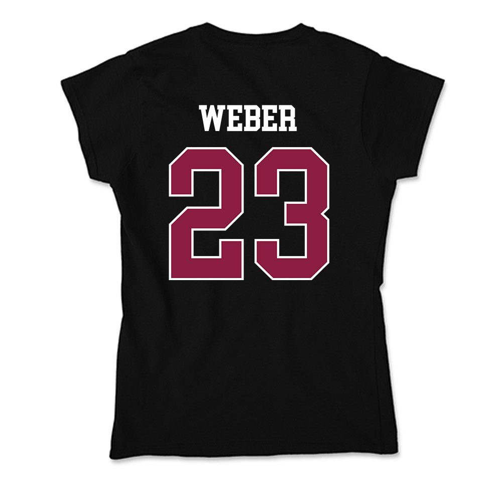 Virginia Tech - NCAA Baseball : Ben Weber - Soft Style Women’s T-Shirt-1