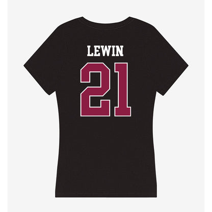 Virginia Tech - NCAA Women's Soccer : Taylor Lewin - Women's V-Neck T-Shirt-1