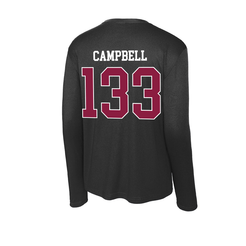 Virginia Tech - NCAA Wrestling : Dillon Campbell - Activewear Long Sleeve T-Shirt-1