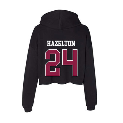 Virginia Tech - NCAA Women's Volleyball : Reese Hazelton - Women's Crop Fleece Hoodie-1