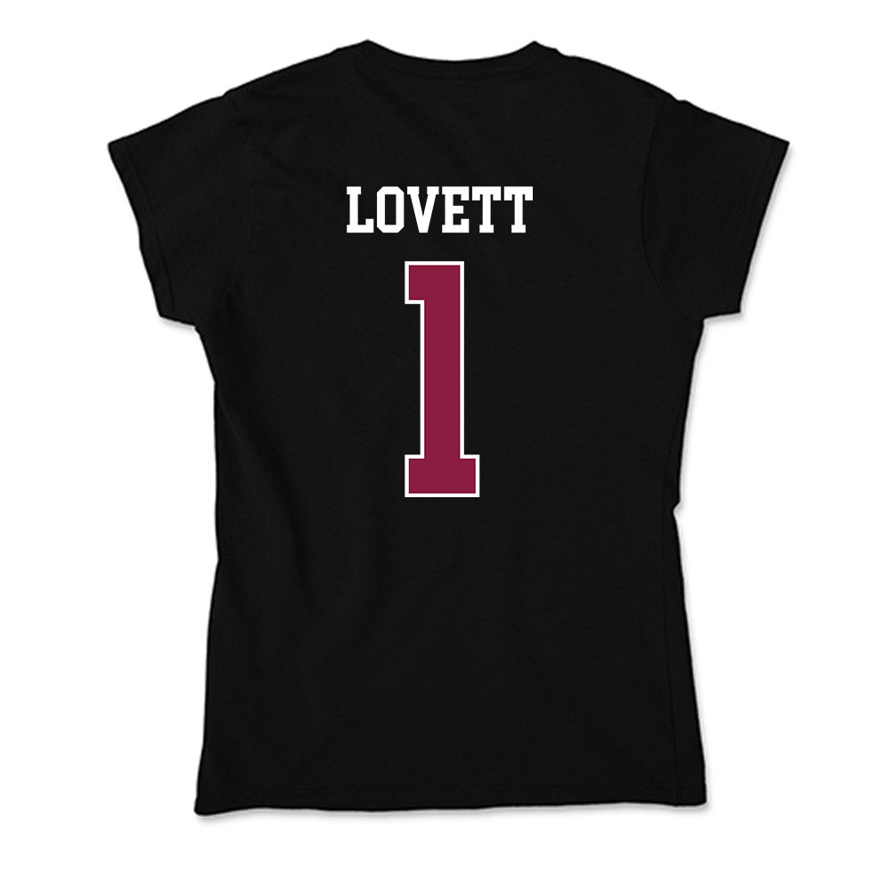 Virginia Tech - NCAA Football : Dante Lovett - Soft Style Women’s T-Shirt-1