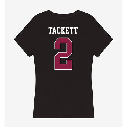 Virginia Tech - NCAA Baseball : Sam Tackett - Women's V-Neck T-Shirt-1