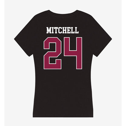 Virginia Tech - NCAA Women's Soccer : Natalie Mitchell - Women's V-Neck T-Shirt-1
