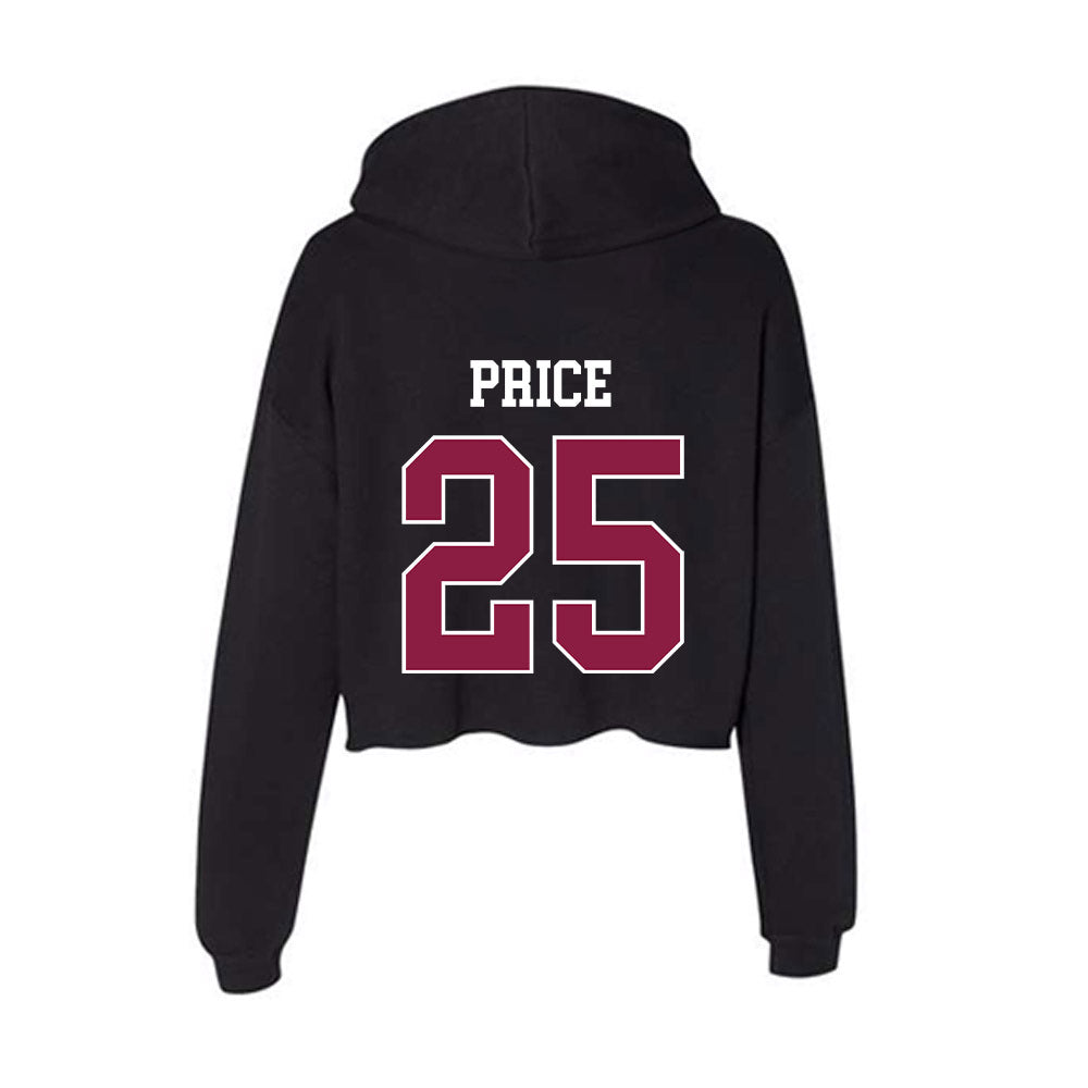 Virginia Tech - NCAA Women's Soccer : Taylor Price - Women's Crop Fleece Hoodie-1